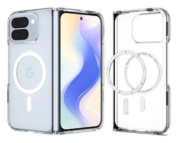 Spigen Ultra Hybrid MagFit Google Pixel 10 Pro Fold Hoesje MagSafe Clear Wit