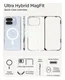 Spigen Ultra Hybrid MagFit Google Pixel 10 Pro Fold Hoesje MagSafe Clear Wit afbeelding 3