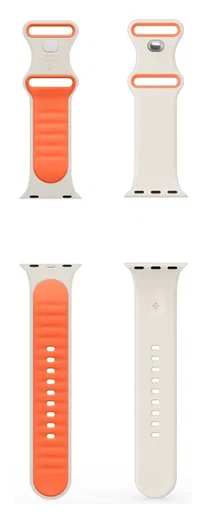 Spigen Nano Pop - Apple Watch 1-10/SE - 42/41/40/38MM Bandje - Oranje Beige afbeelding 11