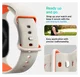 Spigen Nano Pop - Apple Watch 1-10/SE - 42/41/40/38MM Bandje - Oranje Beige afbeelding 2