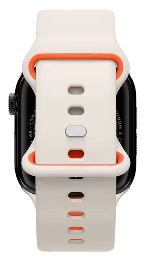 Spigen Nano Pop - Apple Watch 1-10/SE - 42/41/40/38MM Bandje - Oranje Beige afbeelding 9