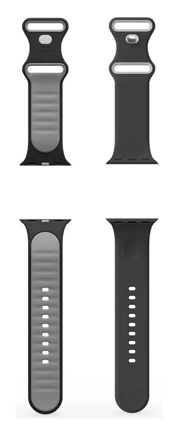 Spigen Nano Pop - Apple Watch 1-10/SE - 42/41/40/38MM Bandje - Zwart afbeelding 10