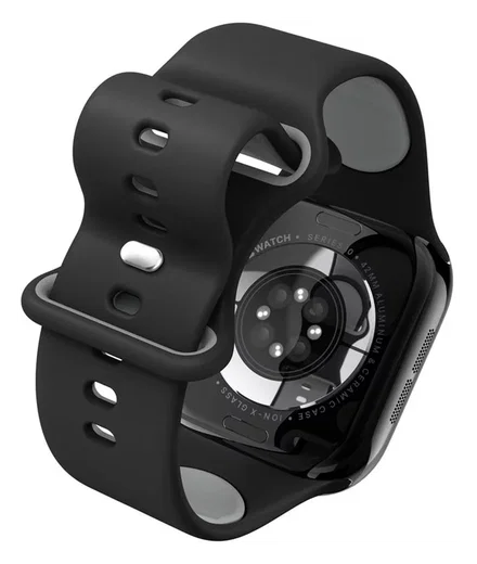 Spigen Nano Pop - Apple Watch 1-10/SE - 42/41/40/38MM Bandje - Zwart afbeelding 11
