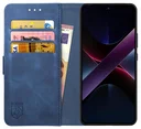 Rosso Element Xiaomi Poco X7 Hoesje Book Case Wallet Blauw