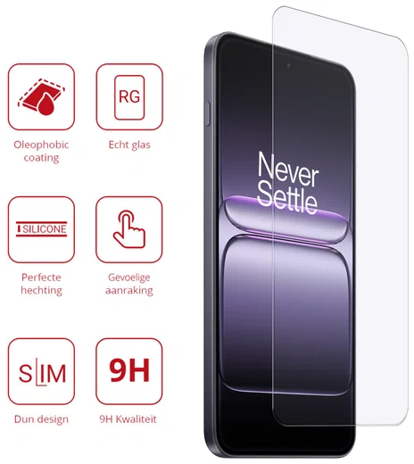 Rosso OnePlus Nord CE 5 9H Tempered Glass Screen Protector afbeelding 2