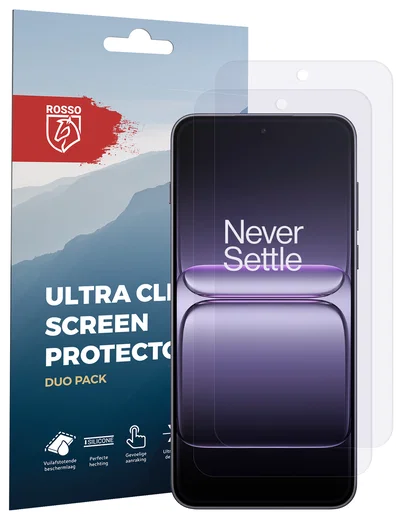 Rosso OnePlus Nord 5 Screen Protector Case Friendly Folie Duo Pack afbeelding 8