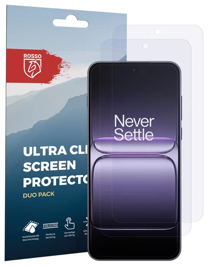 Rosso OnePlus Nord CE 5 Screen Protector Case Friendly Folie Duo Pack afbeelding 4