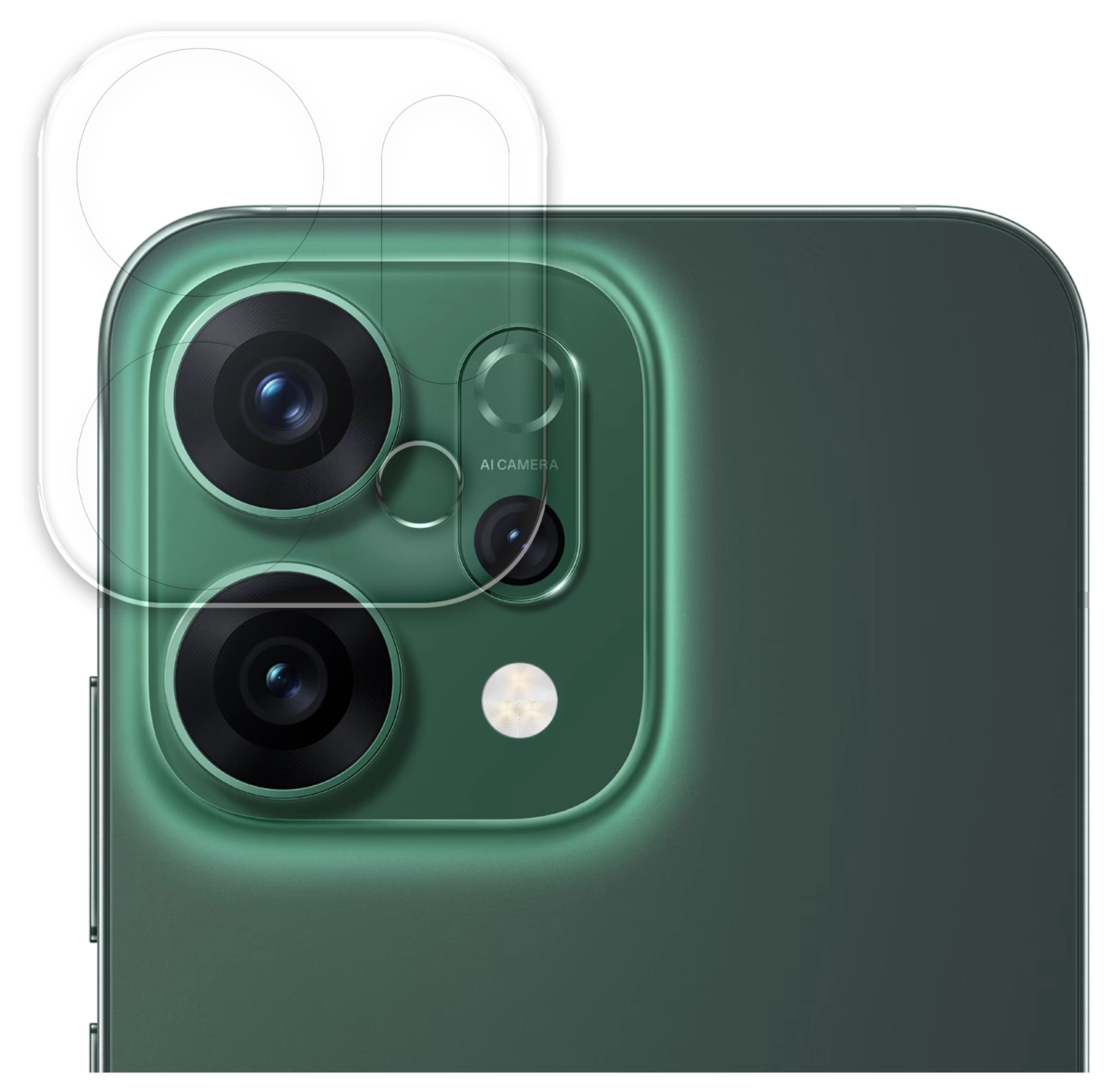 Rosso Oppo Reno 14 Pro Camera Lens Protector Transparant afbeelding 1