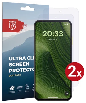 Rosso Fairphone 6 Screen Protector Case Friendly Folie Duo Pack
