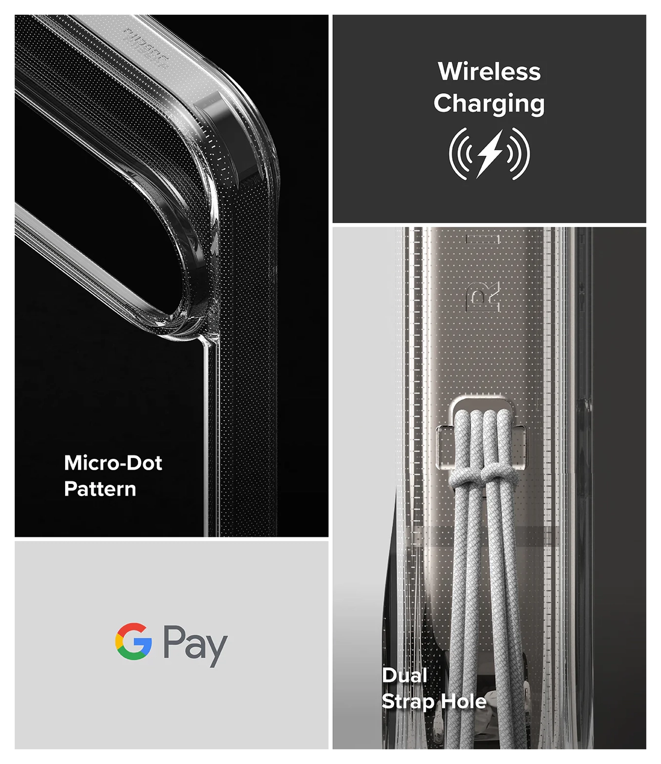 Ringke Fusion Google Pixel 10 / 10 Pro Hoesje Back Cover Transparant afbeelding 9