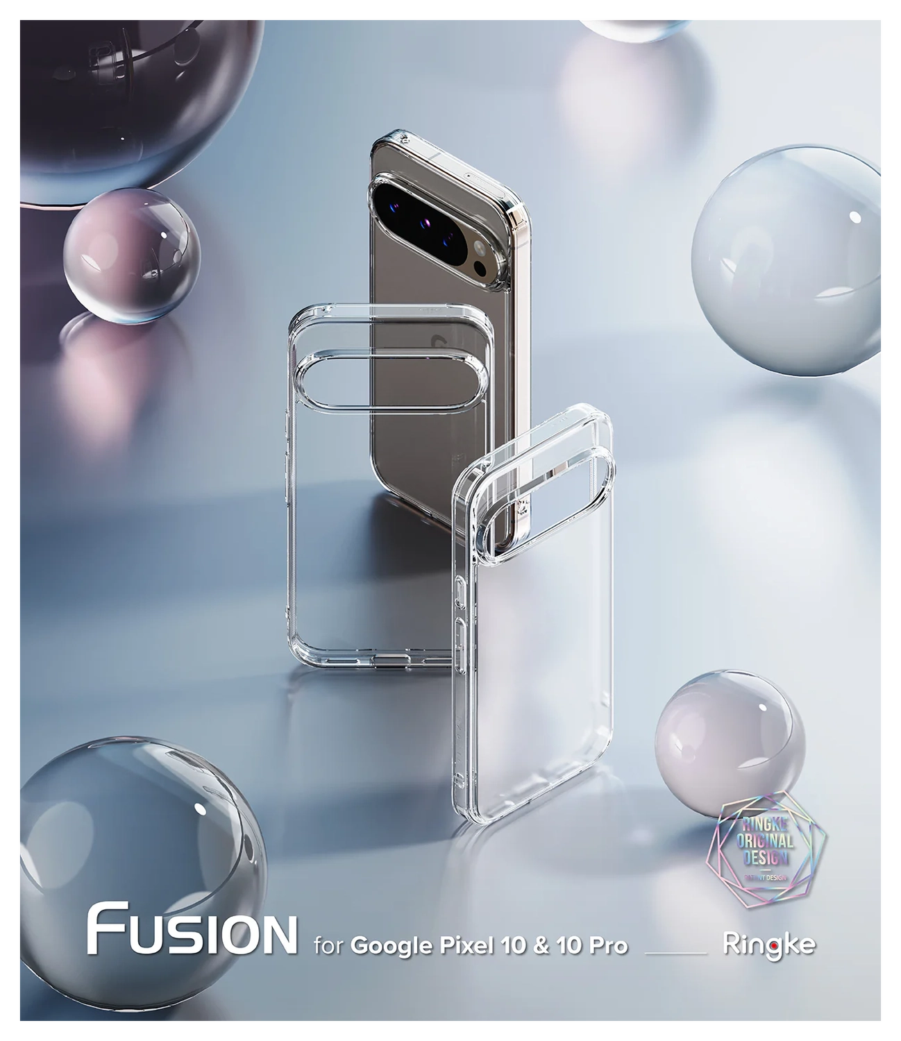 Ringke Fusion Google Pixel 10 / 10 Pro Hoesje Back Cover Transparant afbeelding 11