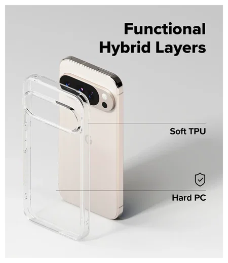 Ringke Fusion Google Pixel 10 / 10 Pro Hoesje Back Cover Transparant afbeelding 7