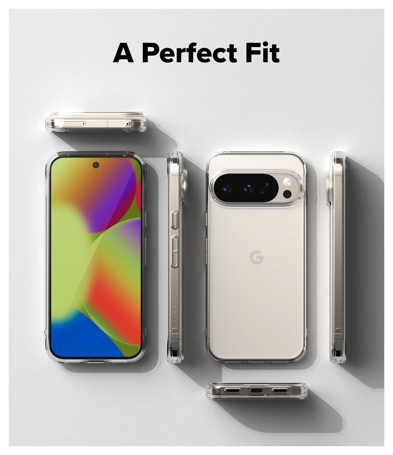 Ringke Fusion Google Pixel 10 / 10 Pro Hoesje Back Cover Matte Transparant afbeelding 12