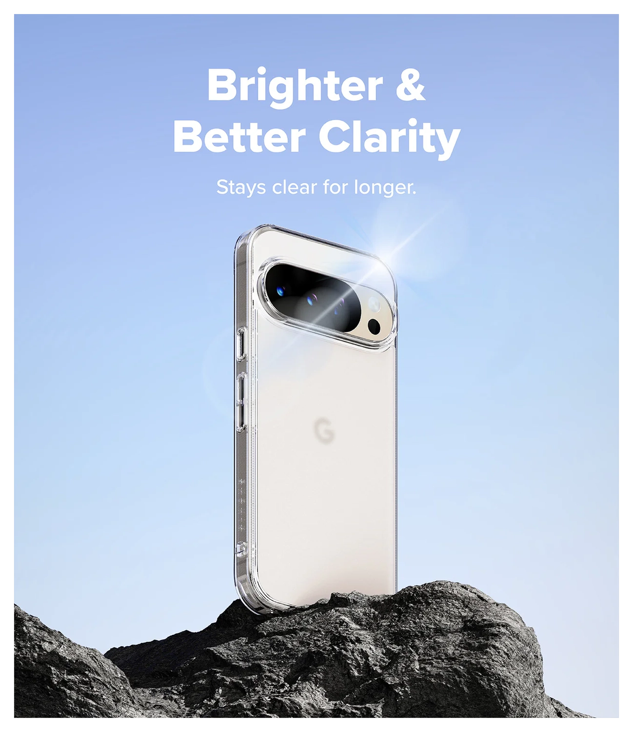 Ringke Fusion Google Pixel 10 / 10 Pro Hoesje Back Cover Matte Transparant afbeelding 4