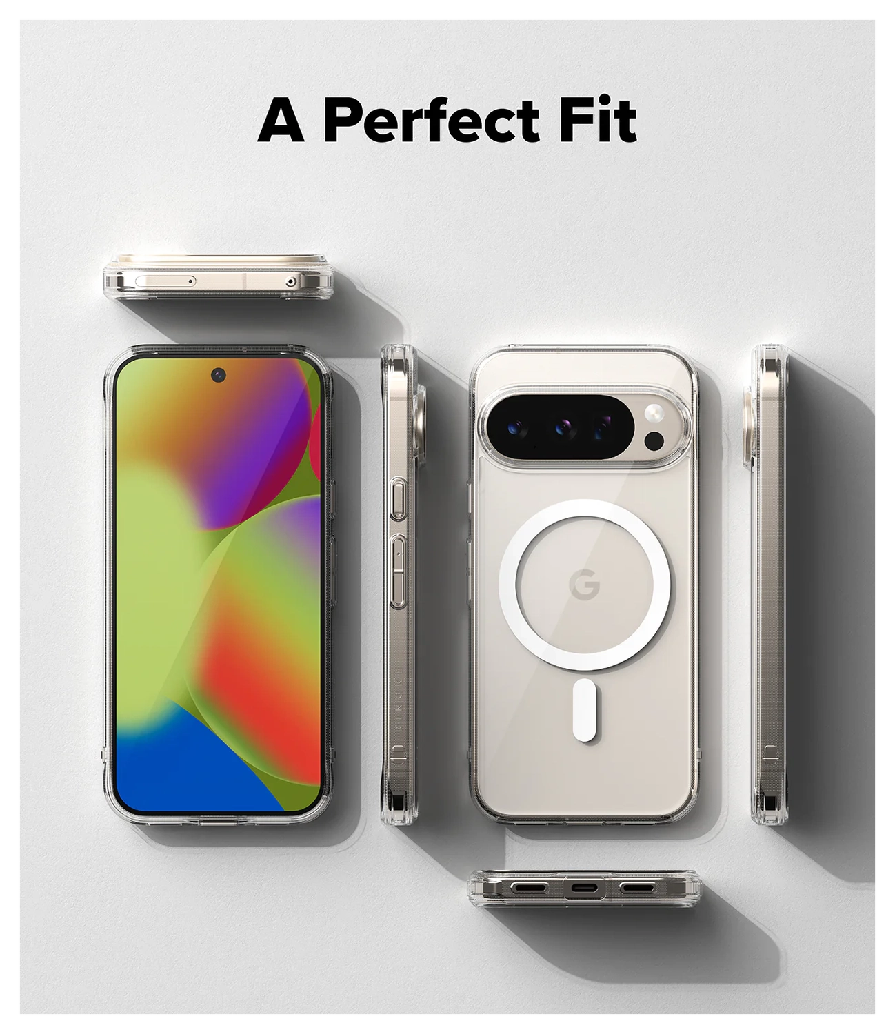 Ringke Fusion Magnetic Google Pixel 10 / 10 Pro Hoesje MagSafe Transparant afbeelding 2