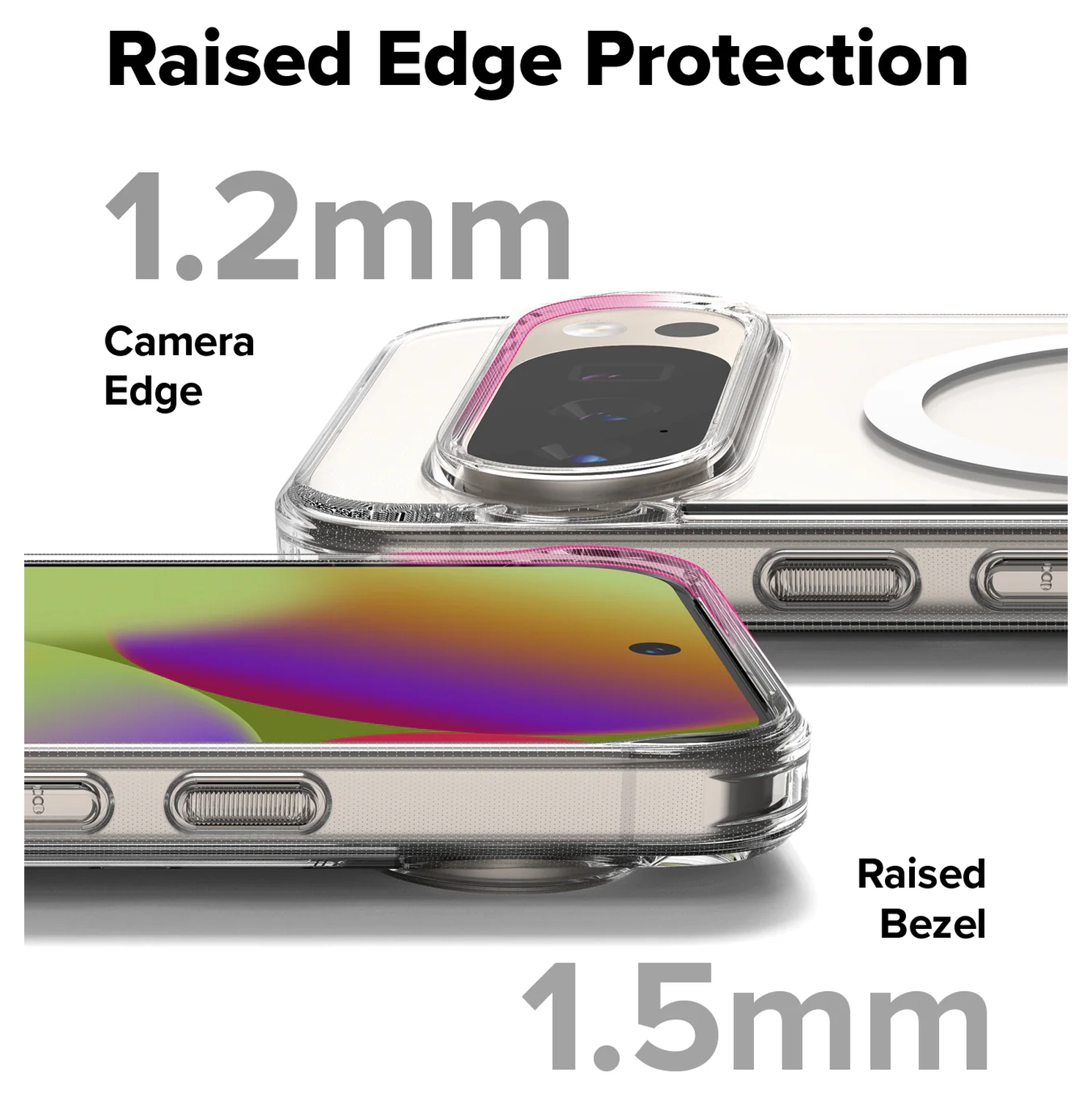 Ringke Fusion Magnetic Google Pixel 10 / 10 Pro Hoesje MagSafe Transparant afbeelding 3