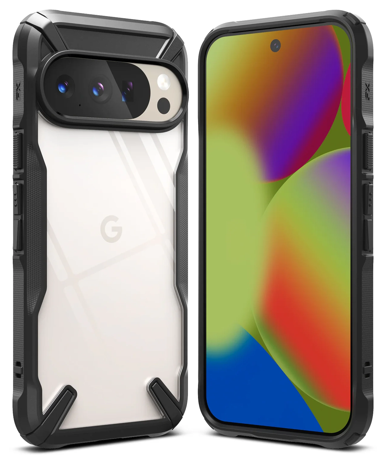 Ringke Fusion X Google Pixel 10 / 10 Pro Hoesje Back Cover Zwart afbeelding 1