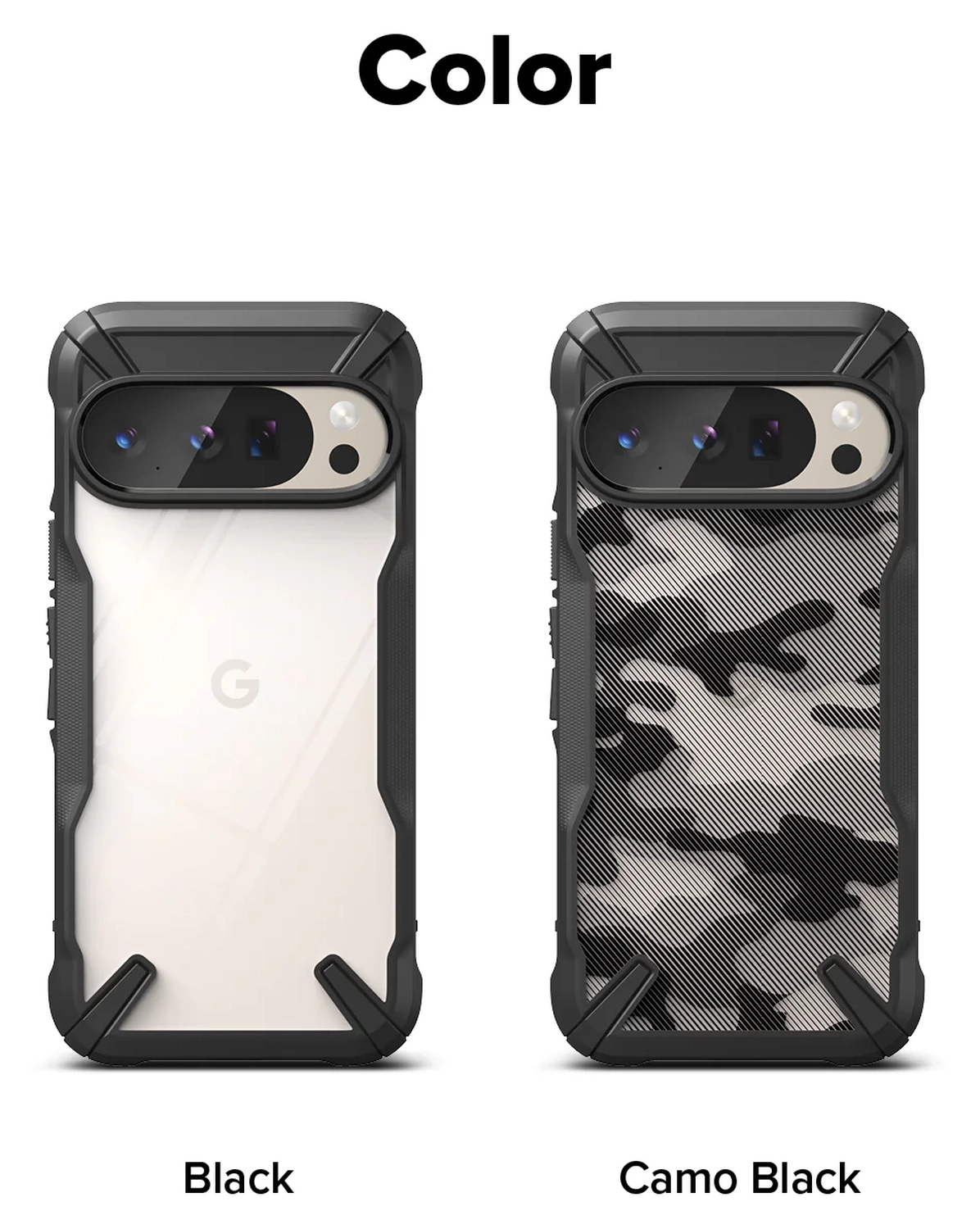 Ringke Fusion X Google Pixel 10 / 10 Pro Hoesje Back Cover Zwart afbeelding 13