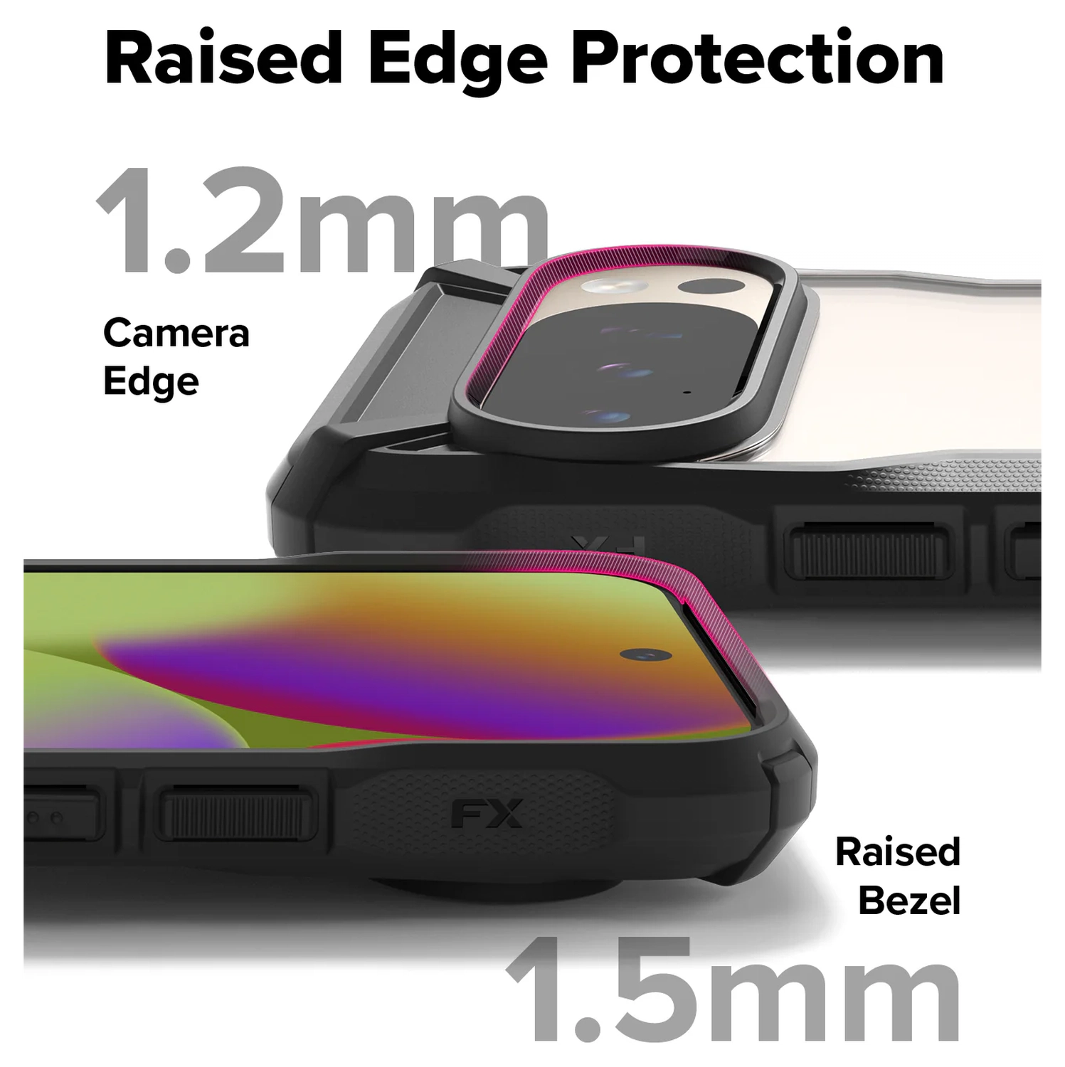Ringke Fusion X Google Pixel 10 / 10 Pro Hoesje Back Cover Zwart afbeelding 3