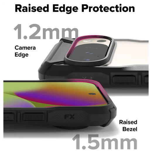 Ringke Fusion X Google Pixel 10 / 10 Pro Hoesje Back Cover Zwart afbeelding 3