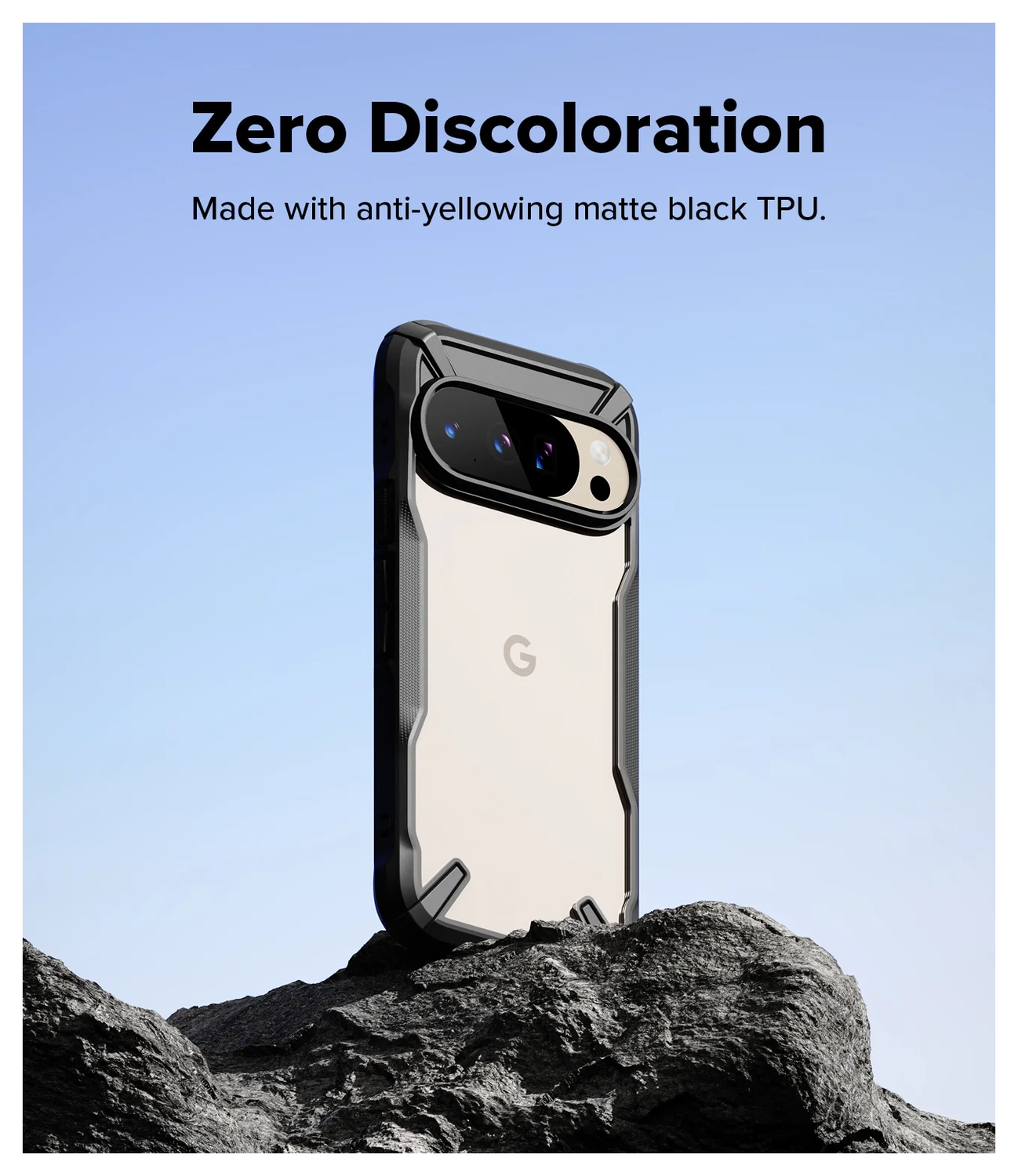 Ringke Fusion X Google Pixel 10 / 10 Pro Hoesje Back Cover Zwart afbeelding 6