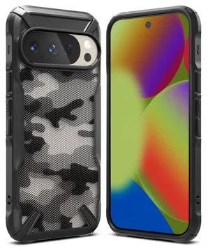 Ringke Fusion X Google Pixel 10 / 10 Pro Hoesje Back Cover Camo Zwart
