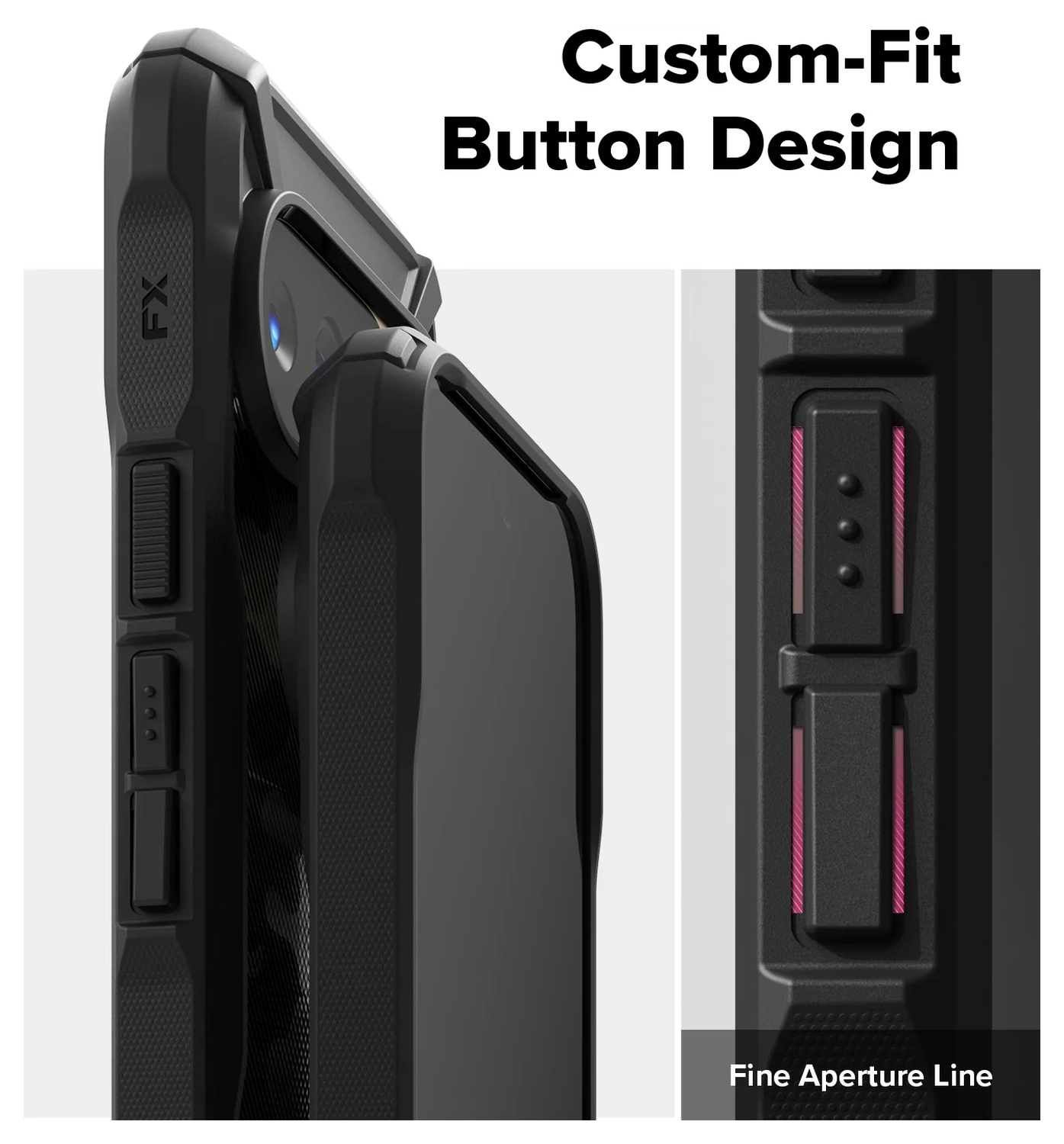 Ringke Fusion X Google Pixel 10 / 10 Pro Hoesje Back Cover Camo Zwart afbeelding 11