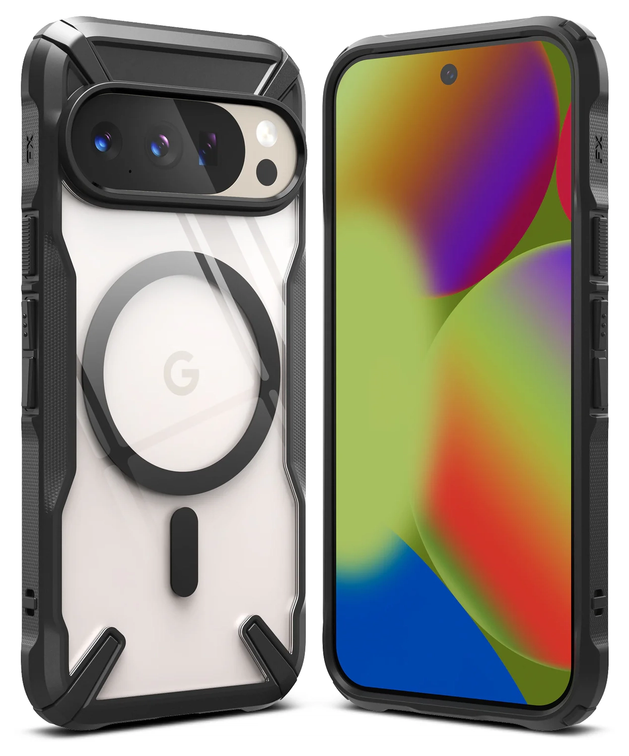 Ringke Fusion X Magnetic Google Pixel 10 / 10 Pro Hoesje MagSafe Zwart afbeelding 1