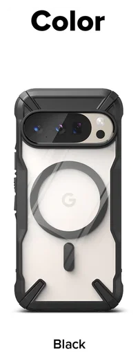 Ringke Fusion X Magnetic Google Pixel 10 / 10 Pro Hoesje MagSafe Zwart afbeelding 16