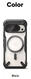 Ringke Fusion X Magnetic Google Pixel 10 / 10 Pro Hoesje MagSafe Zwart afbeelding 16