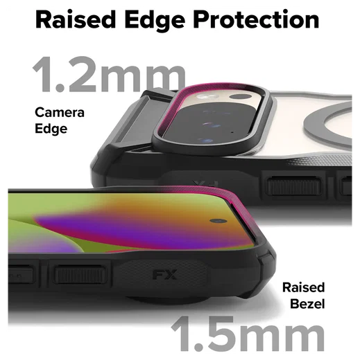 Ringke Fusion X Magnetic Google Pixel 10 / 10 Pro Hoesje MagSafe Zwart afbeelding 3