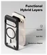 Ringke Fusion X Magnetic Google Pixel 10 / 10 Pro Hoesje MagSafe Zwart afbeelding 4