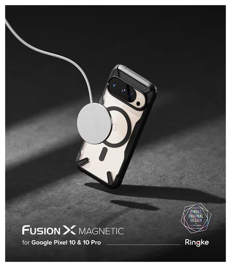 Ringke Fusion X Magnetic Google Pixel 10 / 10 Pro Hoesje MagSafe Zwart afbeelding 5