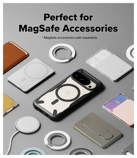 Ringke Fusion X Magnetic Google Pixel 10 / 10 Pro Hoesje MagSafe Zwart afbeelding 8