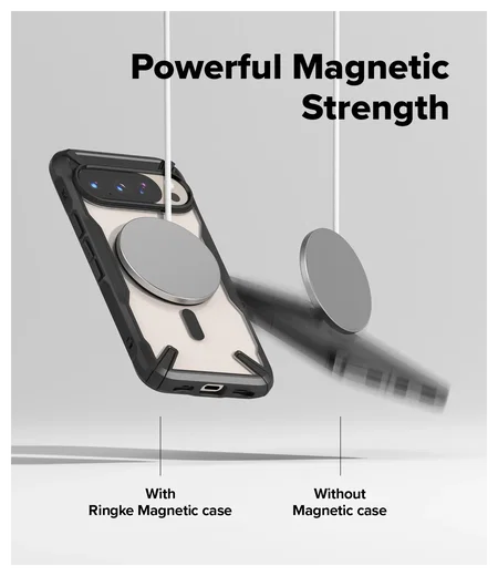 Ringke Fusion X Magnetic Google Pixel 10 / 10 Pro Hoesje MagSafe Zwart afbeelding 9