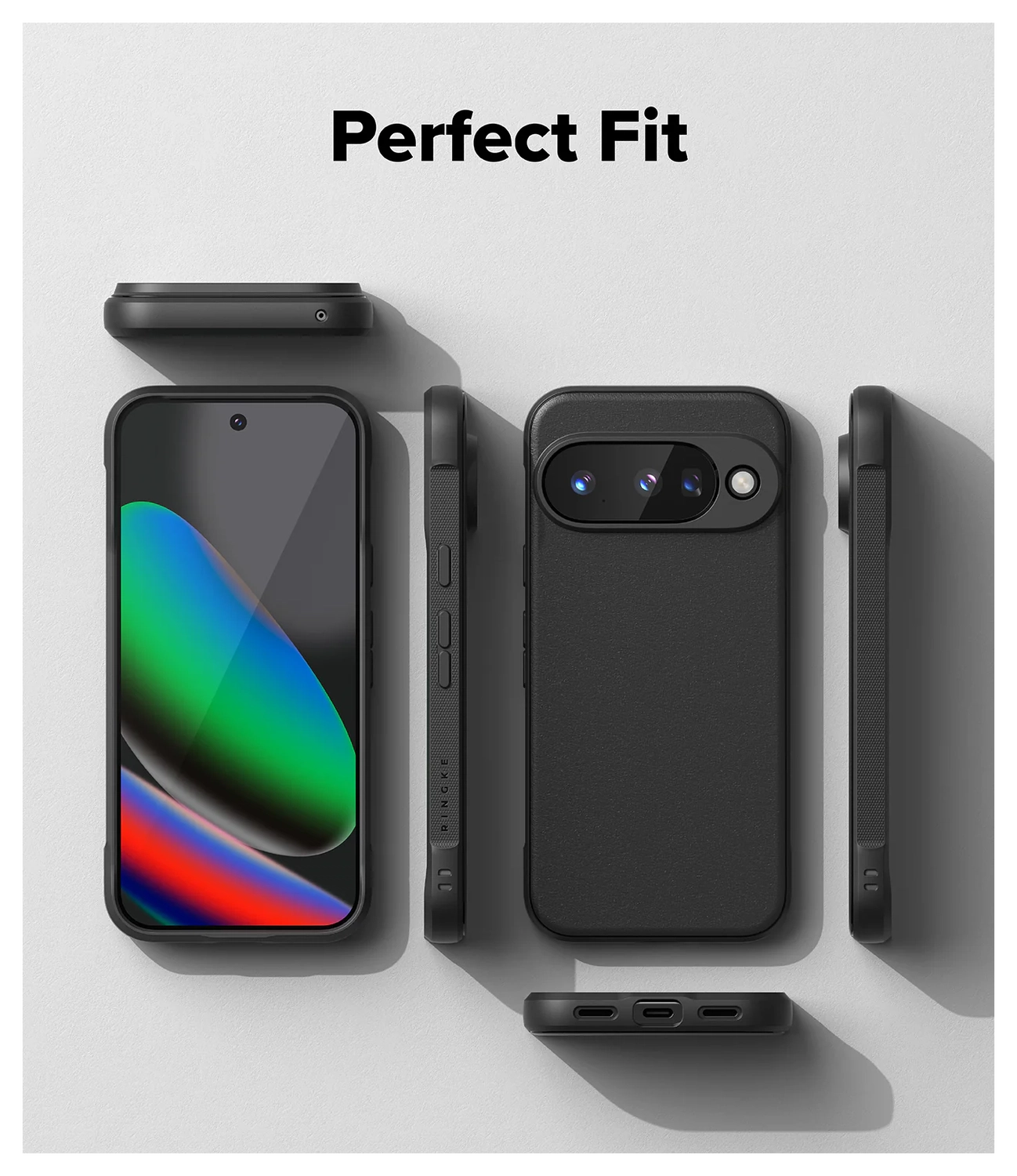 Ringke Onyx Google Pixel 10 Hoesje Flexibel TPU Back Cover Zwart afbeelding 2
