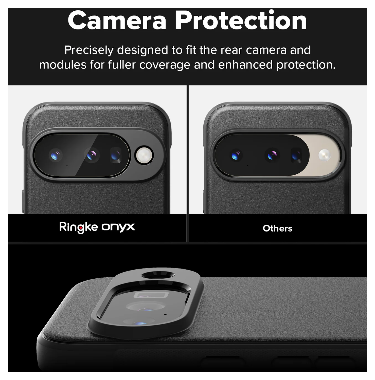 Ringke Onyx Google Pixel 10 Hoesje Flexibel TPU Back Cover Zwart afbeelding 4