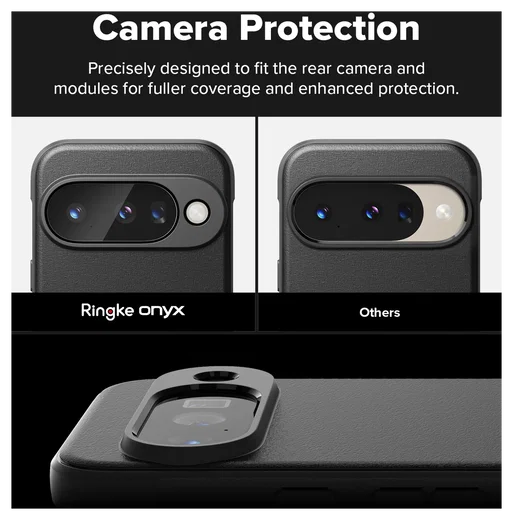 Ringke Onyx Google Pixel 10 Hoesje Flexibel TPU Back Cover Zwart afbeelding 4