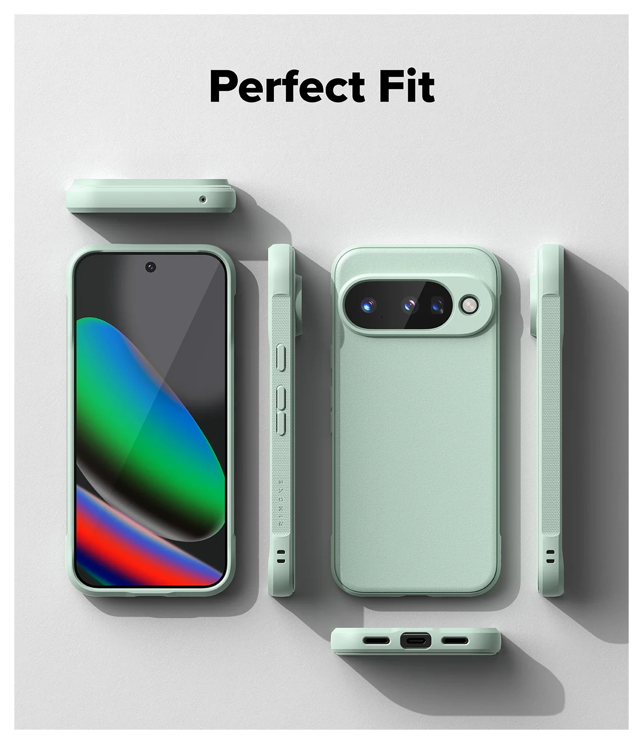 Ringke Onyx Google Pixel 10 Hoesje Flexibel TPU Back Cover Mint afbeelding 2
