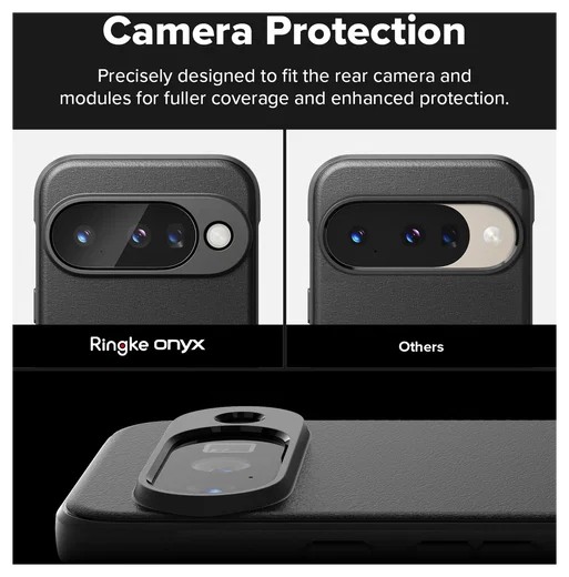 Ringke Onyx Magnetic Google Pixel 10 Hoesje MagSafe Back Cover Zwart afbeelding 8