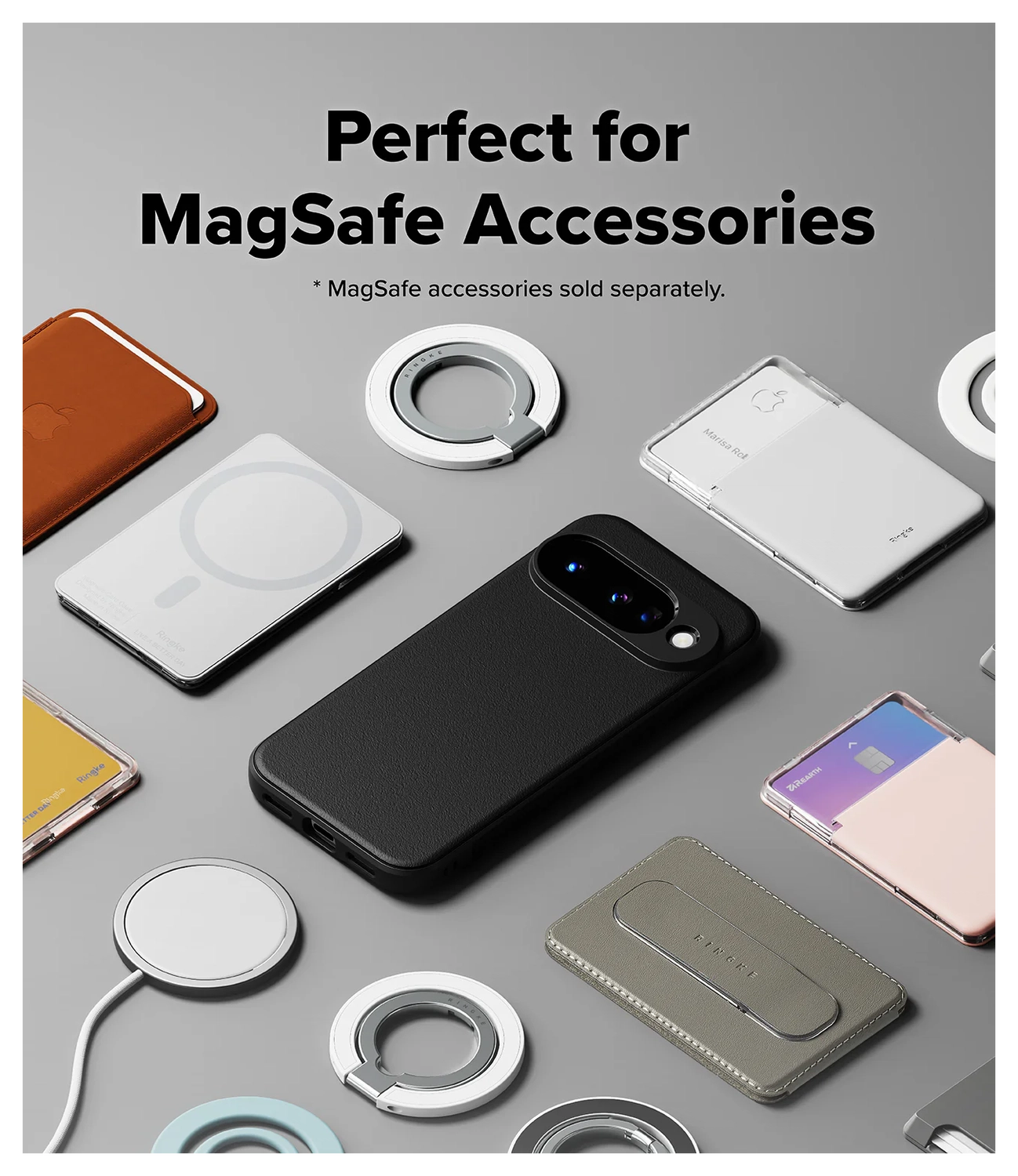 Ringke Onyx Magnetic Google Pixel 10 Hoesje MagSafe Back Cover Zwart afbeelding 10