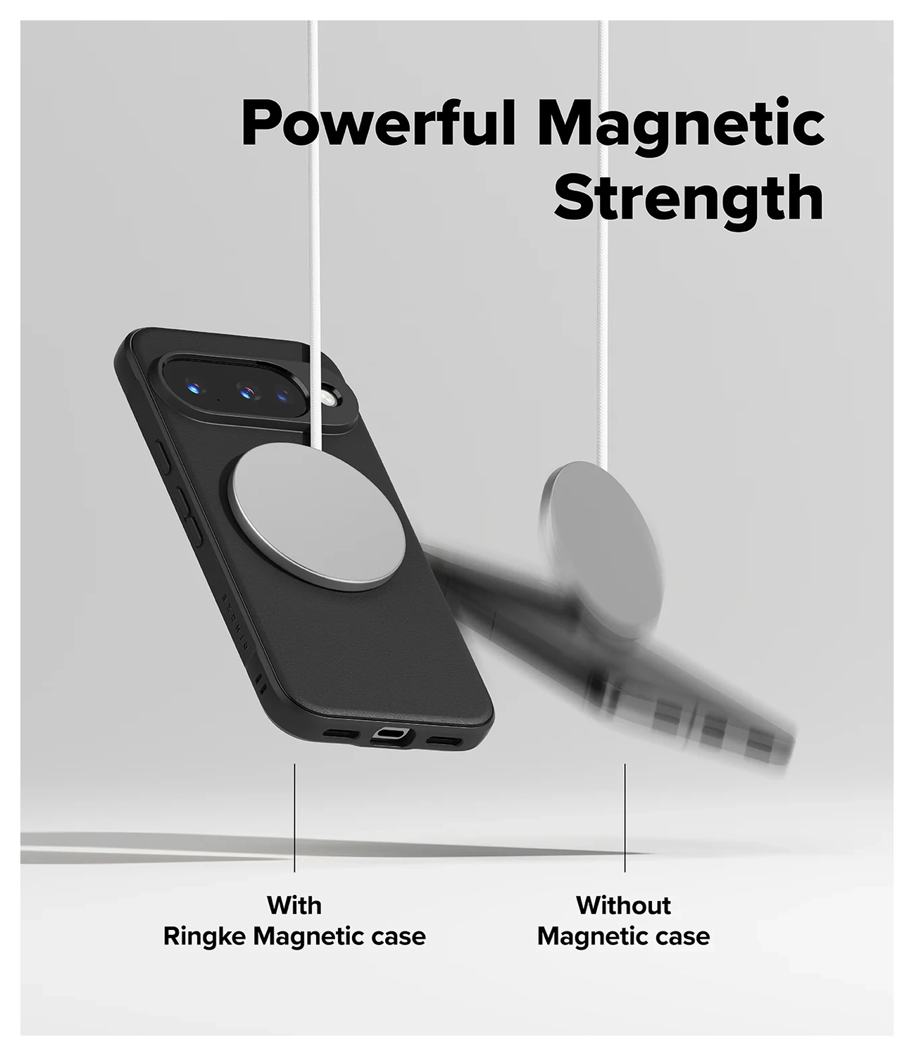 Ringke Onyx Magnetic Google Pixel 10 Hoesje MagSafe Back Cover Zwart afbeelding 11