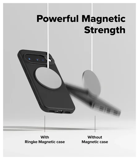 Ringke Onyx Magnetic Google Pixel 10 Hoesje MagSafe Back Cover Zwart afbeelding 11