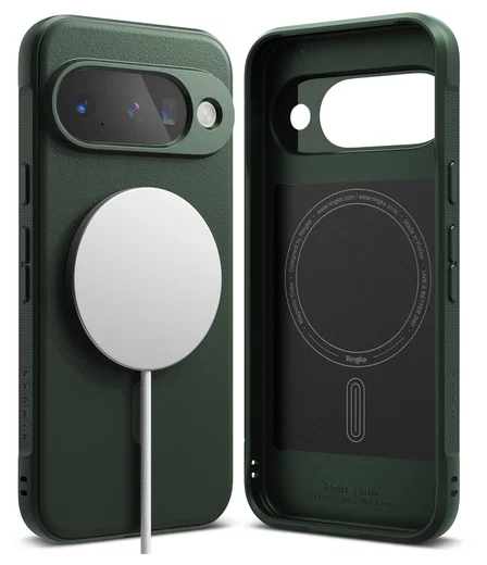 Ringke Onyx Magnetic Google Pixel 10 Hoesje MagSafe Back Cover Groen afbeelding 1