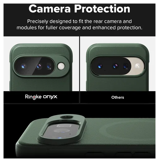 Ringke Onyx Magnetic Google Pixel 10 Hoesje MagSafe Back Cover Groen afbeelding 4