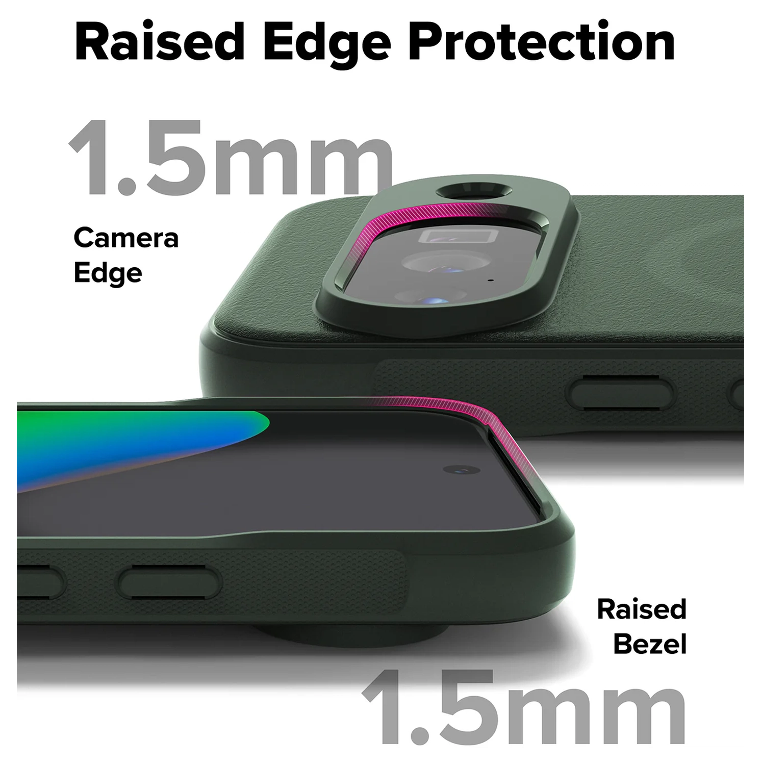 Ringke Onyx Magnetic Google Pixel 10 Hoesje MagSafe Back Cover Groen afbeelding 7