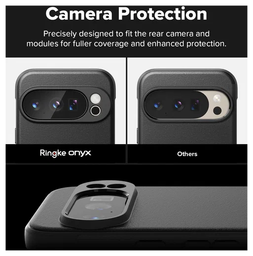 Ringke Onyx Google Pixel 10 Pro Hoesje Flexibel TPU Back Cover Zwart afbeelding 5