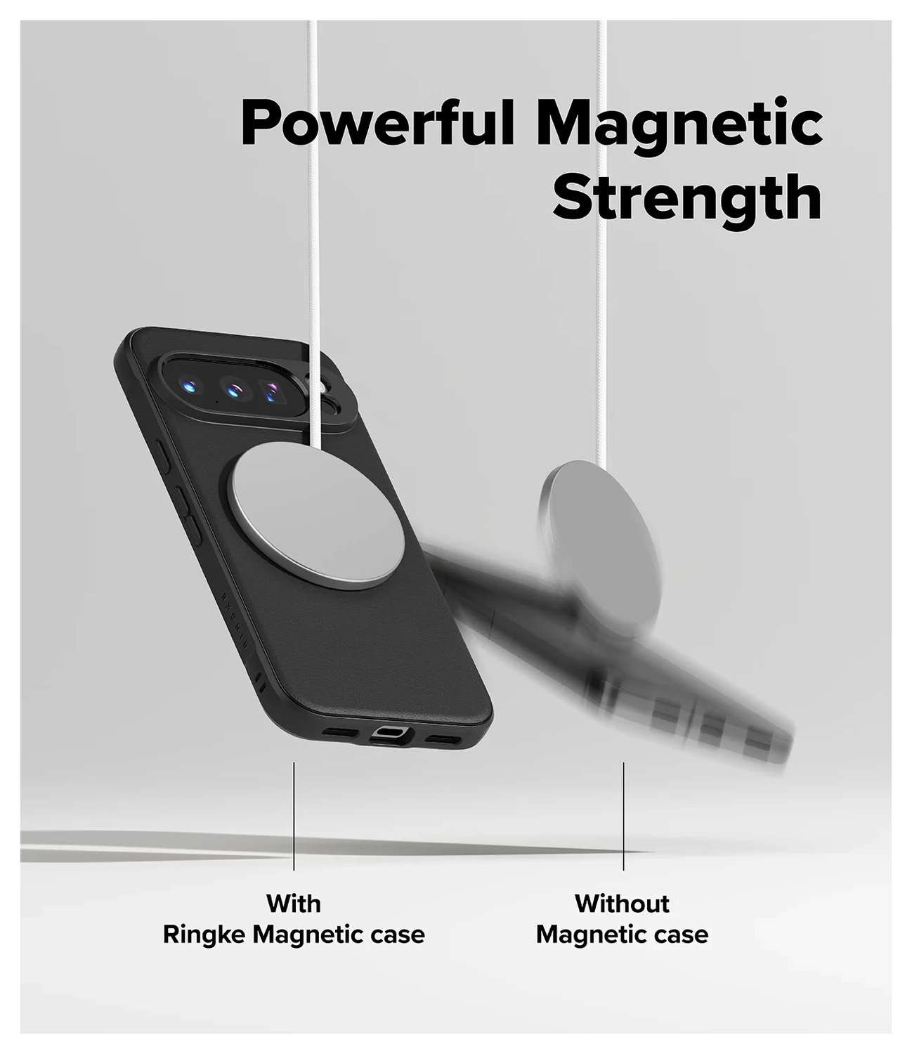Ringke Onyx Magnetic Google Pixel 10 Pro Hoesje MagSafe Zwart afbeelding 8