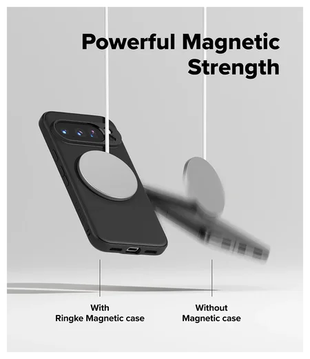 Ringke Onyx Magnetic Google Pixel 10 Pro Hoesje MagSafe Zwart afbeelding 8