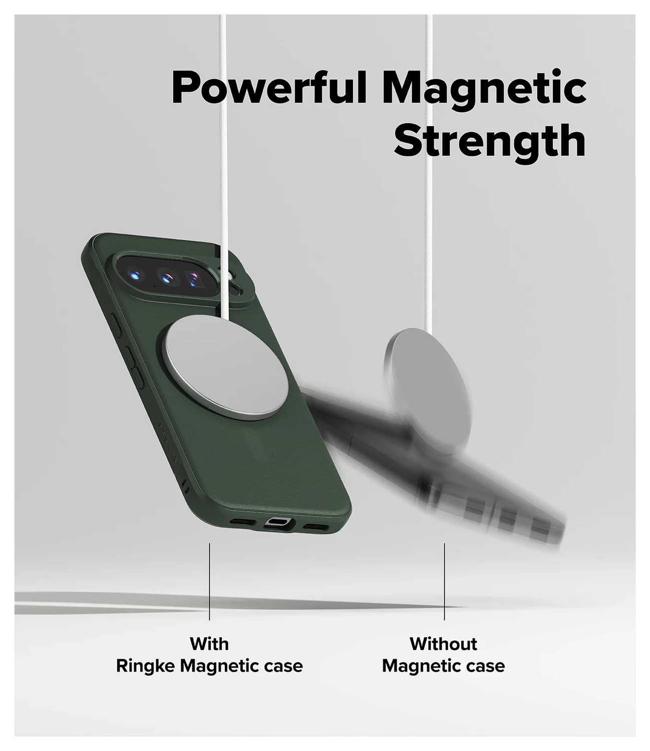 Ringke Onyx Magnetic Google Pixel 10 Pro Hoesje MagSafe Groen afbeelding 9
